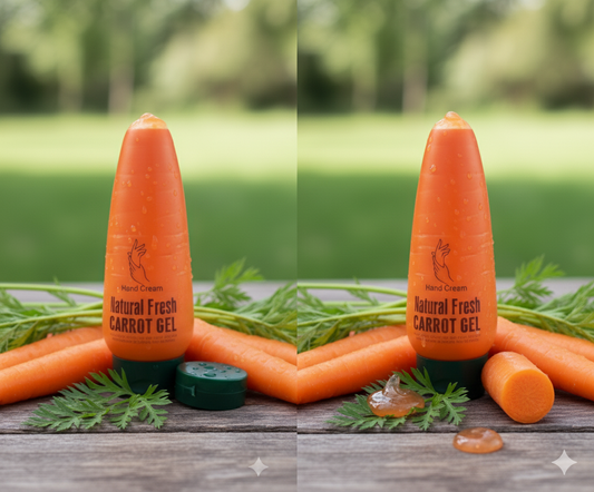 Natural Fresh Carrot Hand Cream Gel -  OzuSkin™ Care
